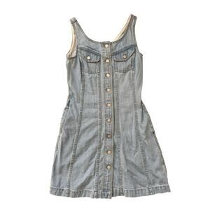 Madewell Blue Denim Mini Dress